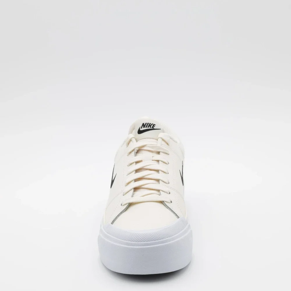 Nike Women's‎ Court Legacy Lift Platform Low Top Shoes Ivory/White Size 9.5